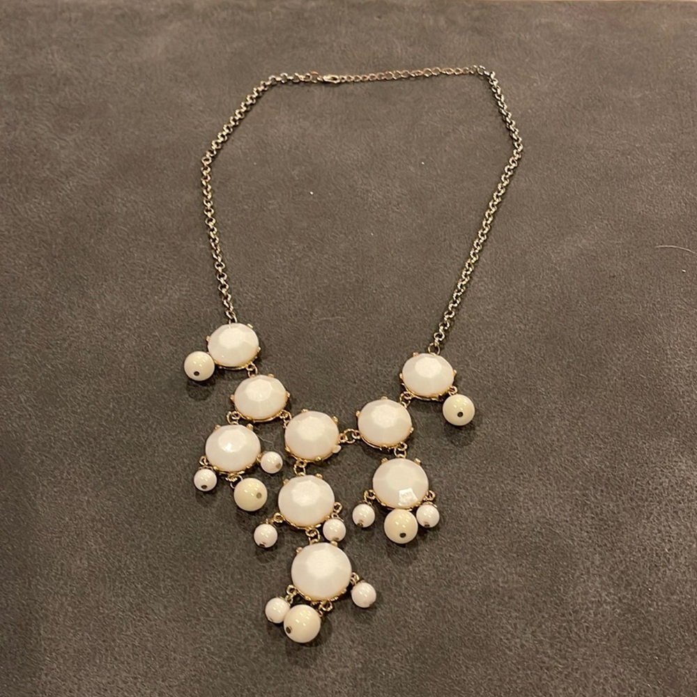 Statement necklace from buckle